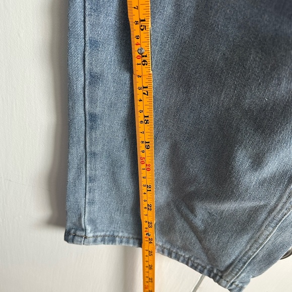 Women's Classic Blue Wide Leg Jeans - Picture 2 of 7